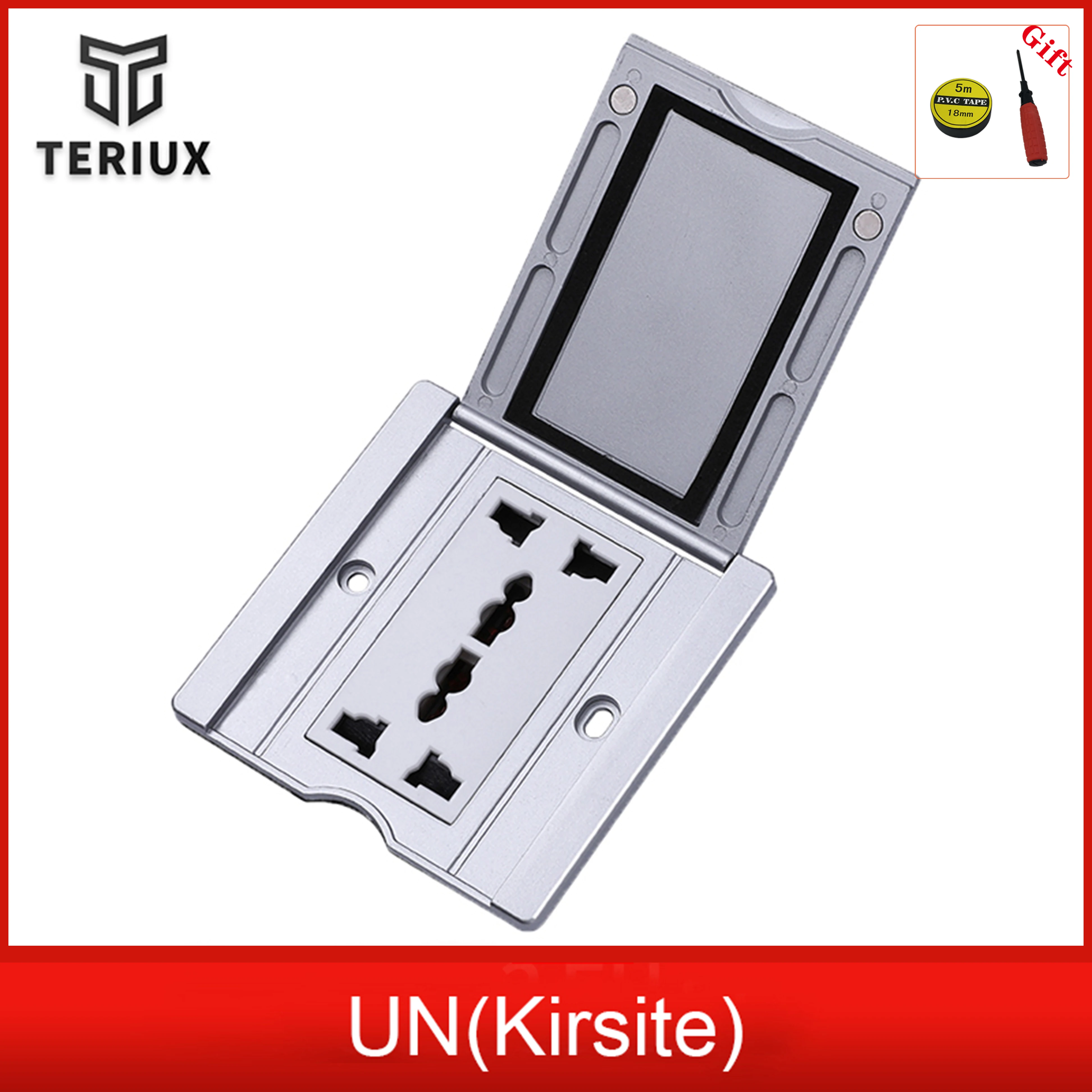 

Home use floor socket Clamshell built in plug ground recessed socket box