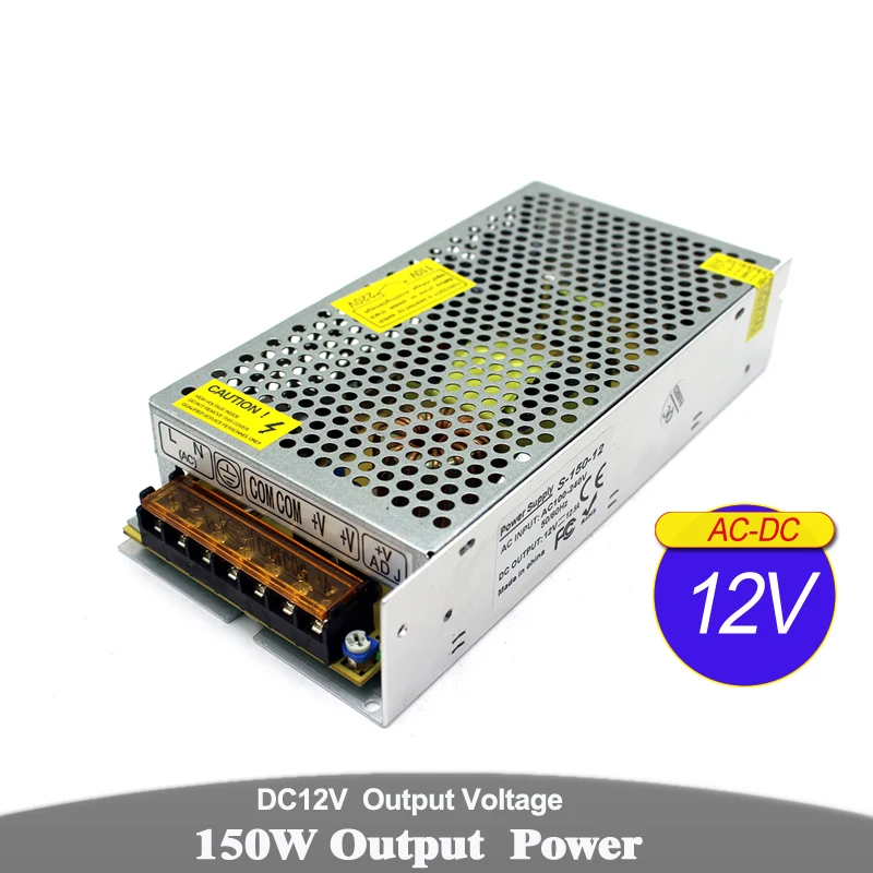 Переменный источник питания DC12V 15W 25W 36W 48W 60W 72W фары для 120W 150W 180W 200W 240W 300W 360W 400W 500W 600W светодиодный трансформатор