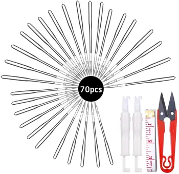 

LMDZ 70 Pcs Sewing Machine Needles Sewing Machine Supples with Needle Threader Universal Regular Point for Sewing Project