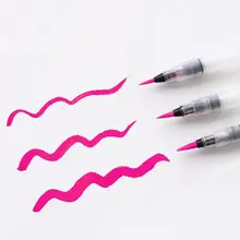 1/3 шт художественные mark Акварельная ручка с двойной головкой комиксов эскизная ручка живопись художественные канцелярские принадлежности краска мягкой щеткой