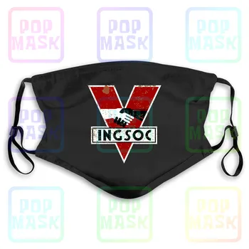 

Anti Pollution Mask Mens 1984 Ingsoc George Orwell Big Brother Distressed Design Bladerunner Replaceable Filter Anti-PM2.5