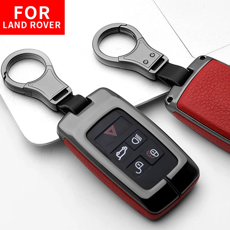 Key Case Cover Car Key Shell For Land Rover A9 Range Rover Sport Evoque Freelander 2 Jaguar XE XJ XJL XF C-X16 V12