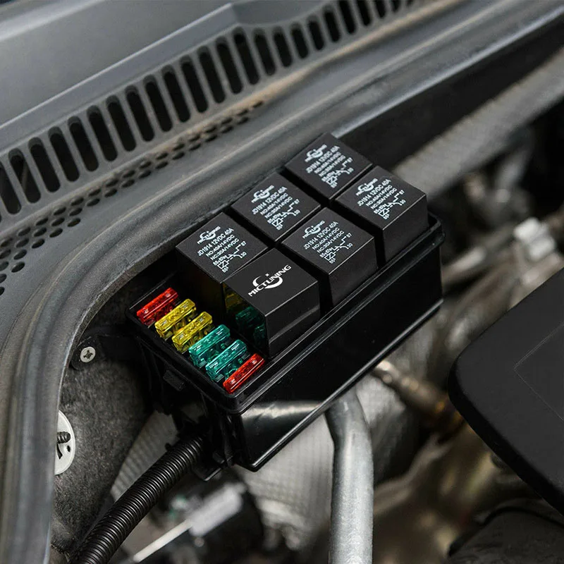 1 шт. автомобильный держатель реле предохранителя 12 слотов реле 6 реле 6 ATC/плавкие предохранители ATO