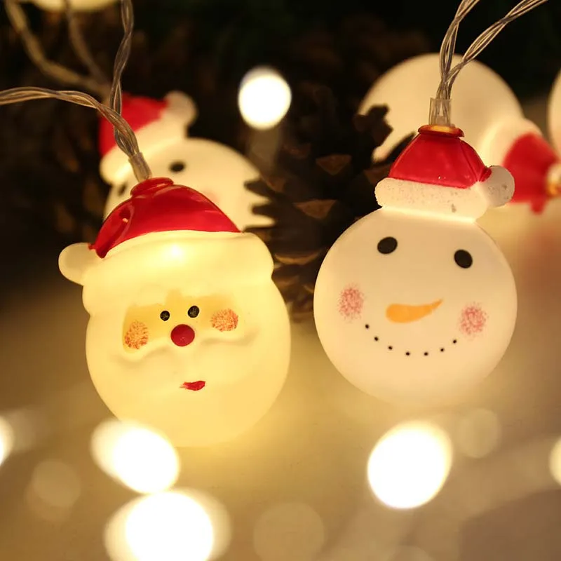 

1.5M Christmas Tree Decorations LED String Lights Garland for Home Christmas Snowman Ornaments Navidad 2019 Natal New Year 2020