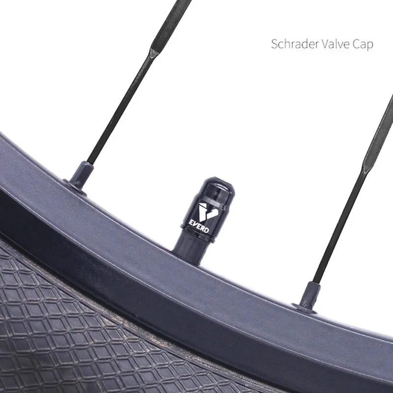 2pcs Aluminum Bicycle Tire Valve Cap Ultralight Mountain Road Bike Tyre Cap Schrader/Presta Tire Valve Protector MTB Accessories
