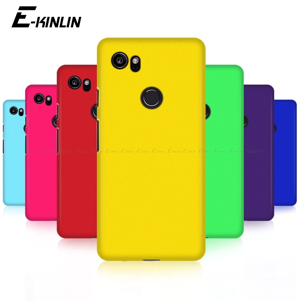 Funda de teléfono ultrafina para Google Pixel 4 4a 3a 3 2 XL 4XL 3XL 3XL 2XL 5 5G funda trasera de plástico duro mate