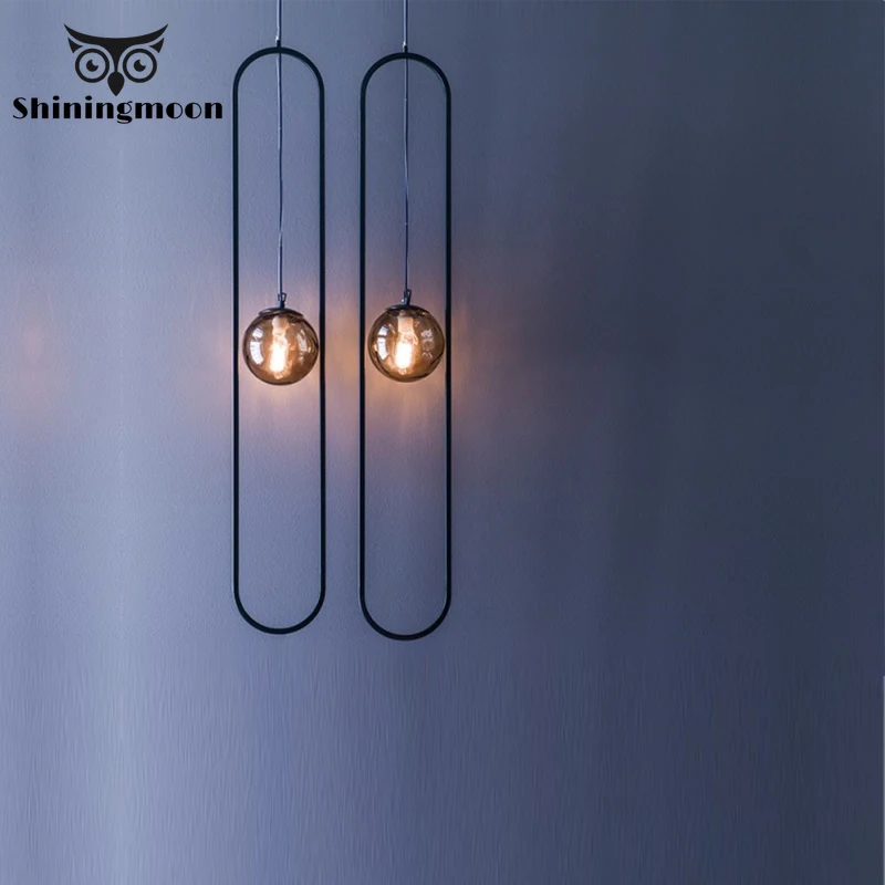 

Pos-tmodern Art Black and Iron Pendant Lights Industrial Lamp Kitchen Living Room Pendant Lamp Kitchen Home Decor Pendant Light