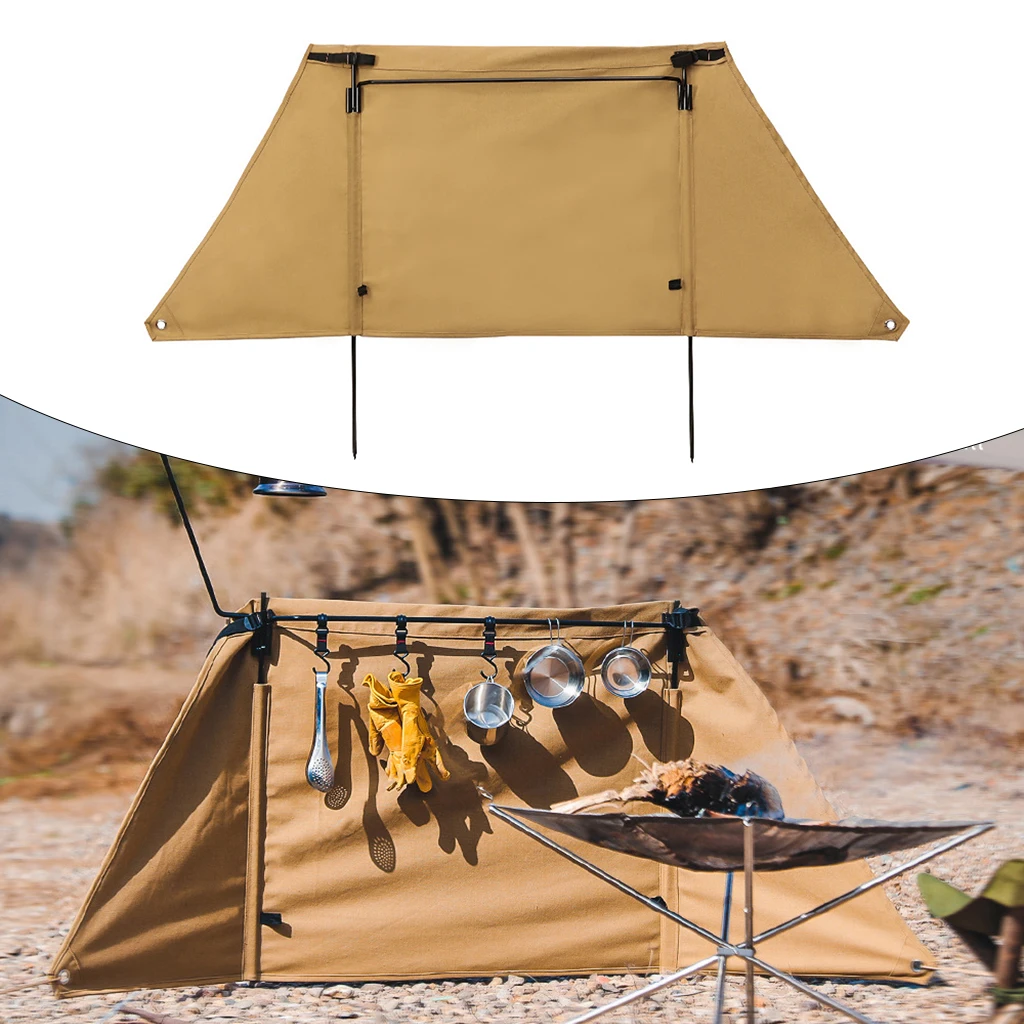 CampingCanvasWindscreenStrongFireproofWindproofWindDeflectors