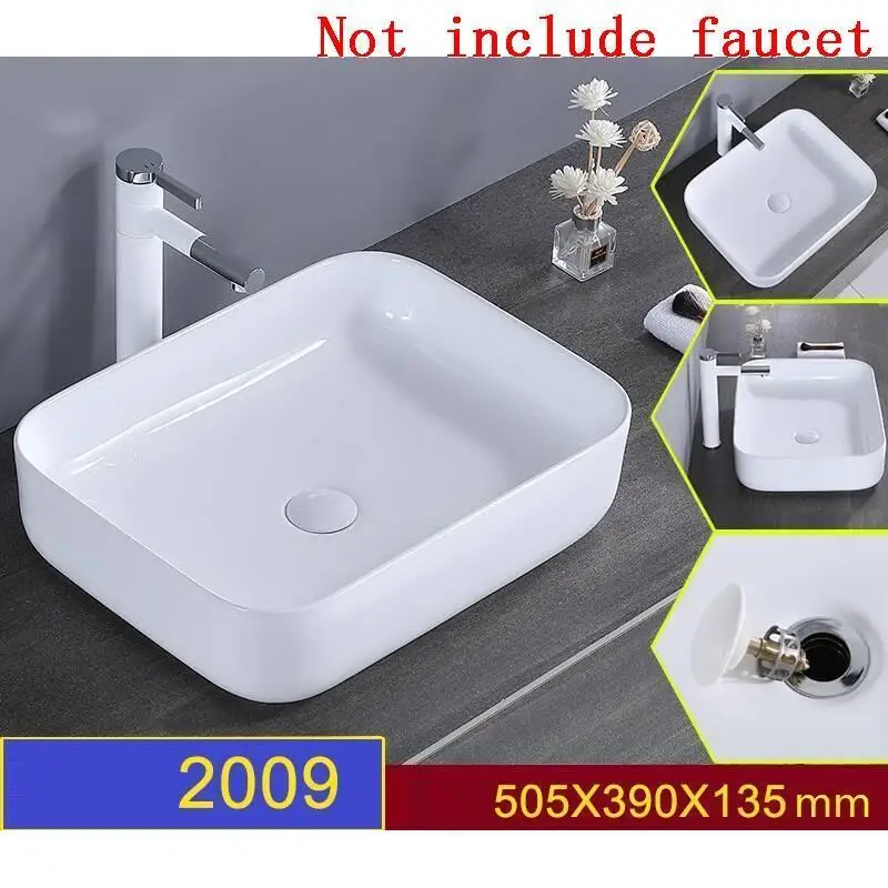 Bagno Bacia-де-Lavagem собре Encimera Lavatorio чаша Waschbecken Баньо умывальник для бассейна поо Куба Banheiro Ванная комната раковина - Цвет: MODEL S