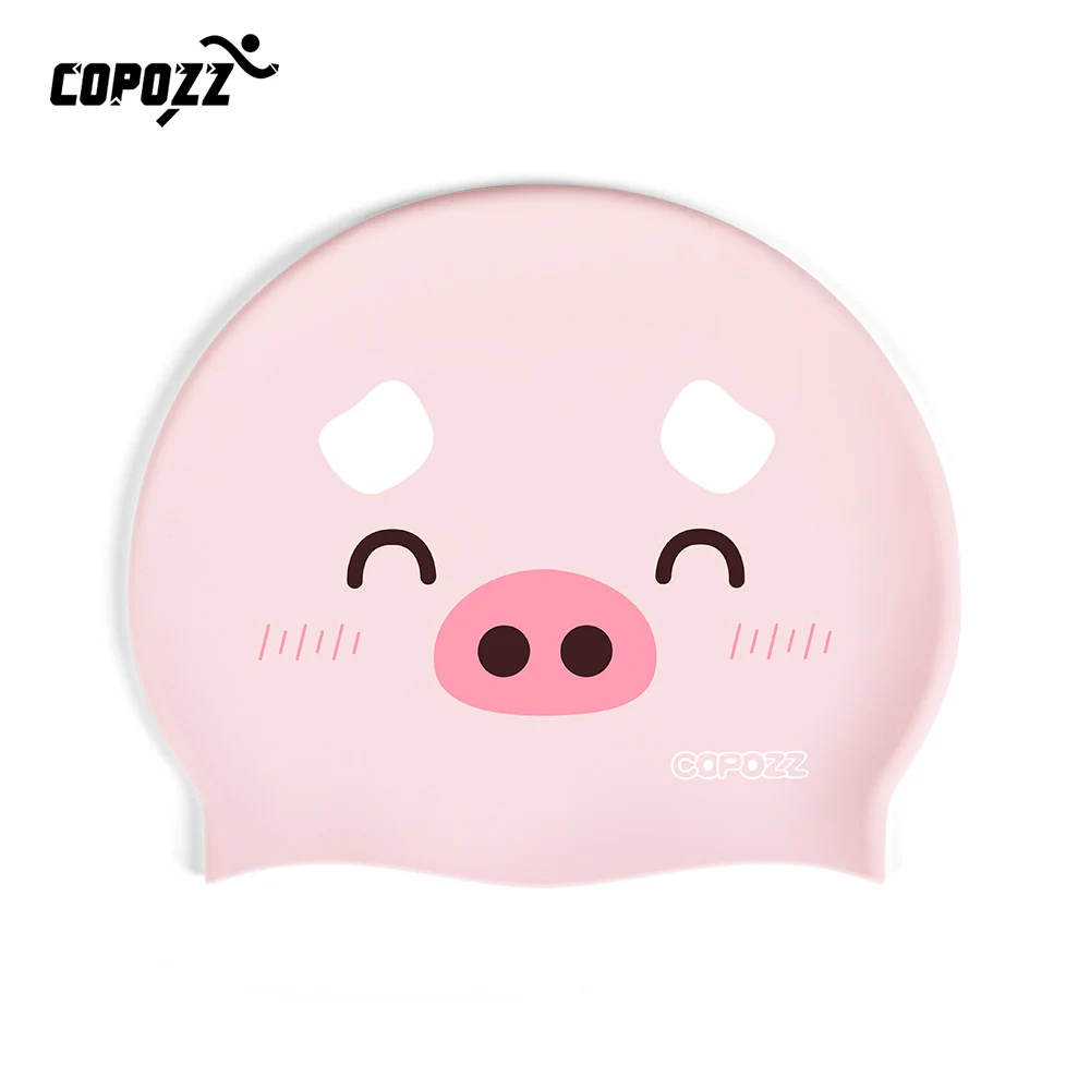 COPOZZ Детские шапочки для купания мультфильм Милая свинья кошка мальчиков и