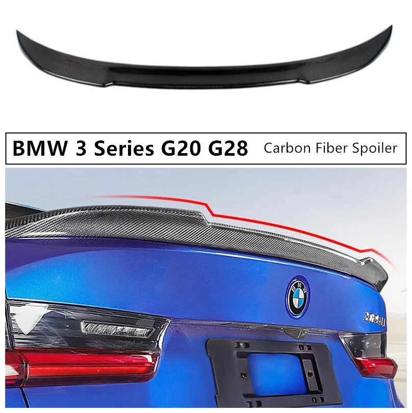 

High Quality Carbon Fiber Spoiler For BMW 3 Series G20 G28 2019 2020 - Rear Wing Spoilers Auto Accessories