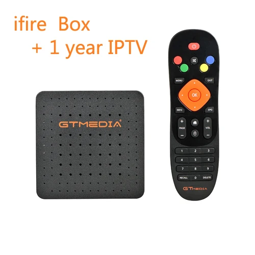 Box with 1 Year IPTV IFire IPTV подписка Европа Vigotv Франция Великобритания Немецкий Арабский Бельгия Швеция французский Польша Smart set top box IPTV M3U 4500+ Live - Цвет: Box with 1 Year IPTV