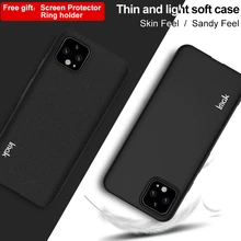 IMAK For Google Pixel 4 XL Case Shockproof Silicone Soft Transparent TPU Case Back Cover Case For Google Pixel 4 Pixel4 XL