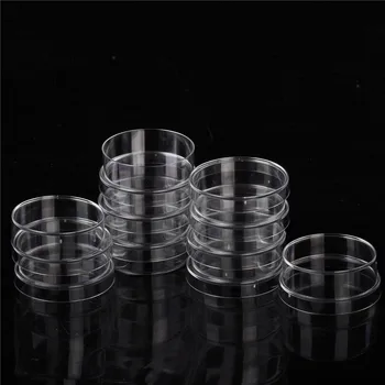

10pcs/lot Practical Sterile Petri Dishes with Lids for Lab Plate Bacterial Yeast Chemical Instrument Lab Supplies
