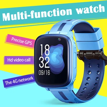 

2020 Abardeen Children's smart watch Voice video call Accurate GPS Waterproof IP67 Anti-lost child Support Android IOS kids gift