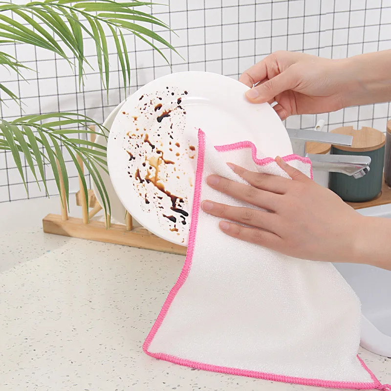 Mop Rag Dishcloth Towel For Kitchen Cleaning Cloth All For Kitchen And Home  Microfiber Hair Towel Cloths Towels Rags Household - Cleaning Cloths -  AliExpress