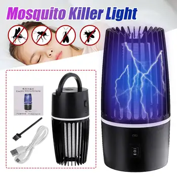 

Mosquito Killer Lamps Rechargeable USB battery Electric Fly Bug Zapper Mosquito Insect Killer LED Light Control Lamp Trap Pest