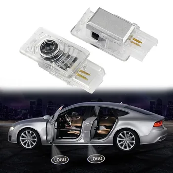 

5W 2PCS Car LED Projector Door Shadow Light Welcome Light Laser Emblem Logo Lamps Kit For Cadillac