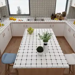 Renovation Sticker Black Lattice Self-Adhesive Wallpaper Waterproof High Temperature Kitchen Stove Cabinet Oilproof Film