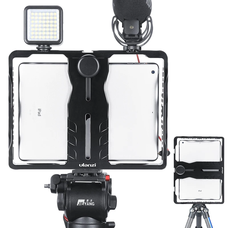

Ulanzi U-Pad Metal Filmmaking Rig Holder Stabilizer for Pad Phone with Cold Shoe for Microphone LED Video Light Vertical Shoot
