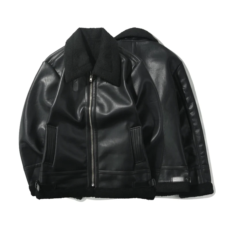 Бренд VIISHOW, Мужская мотоциклетная кожаная куртка, Мужская Куртка Jaqueta De Couro Masculina, мужские кожаные куртки на молнии из искусственной кожи, пальто DC2132174 - Цвет: Black
