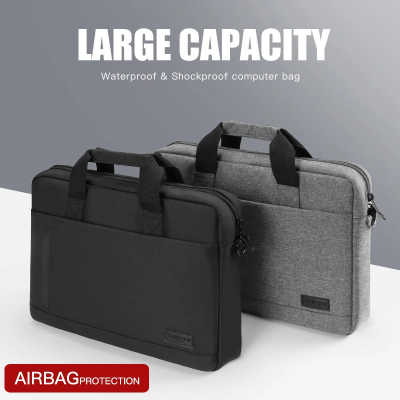 Laptop Bolsa Sleeve Case Bolsa de Ombro Bolsa para Notebook Pastas para Macbook Air Pro hp Huawei Asus Dell 13 em 14 em 15 em 156 em 17 em