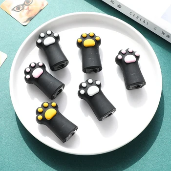 

Cute Cat Paw Pencil Sharpener Silicone School Pencil Sharpeners for Students 2pcs/lot