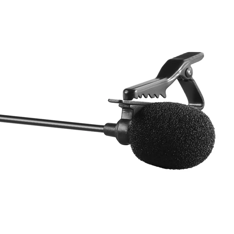 lavalier microphone collar clip-on portable wired