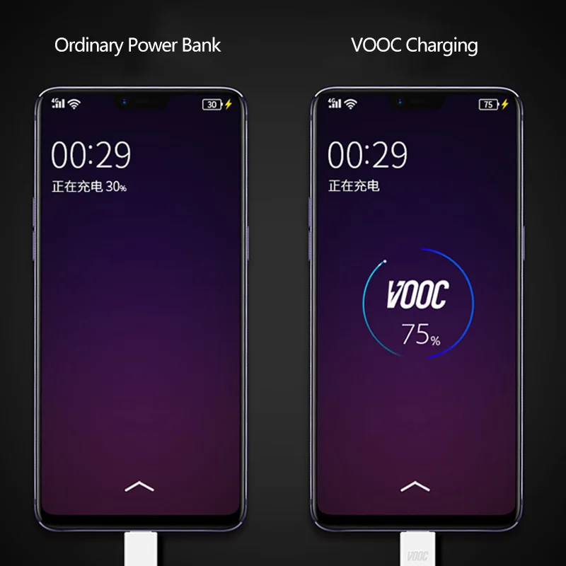 TUOSHIKE 10000mah power Bank 5V 4A Vooc быстрое зарядное устройство для Oneplus 7 5T 6 6T Oppo R15 R13 huawei Xiaomi samsung быстрое зарядное устройство