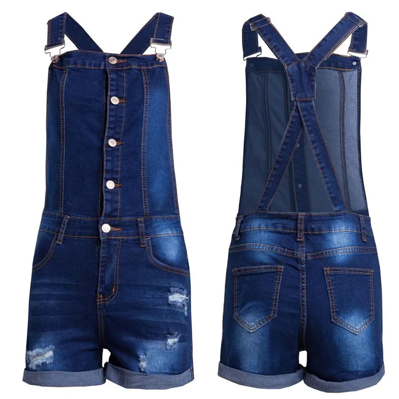 Dark blue LORDLDS джинсовые комбинезоны, шорты женские синие джинсовые шорты летний купальный костюм с шортами спортивные костюмы комбинезон Короткая комбинация femme - Цвет: Dark blue