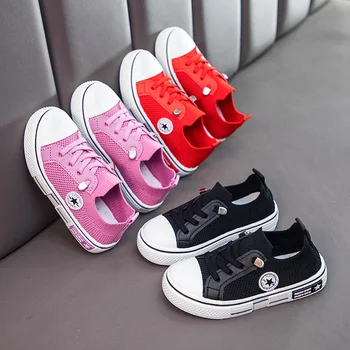 

Children Flats Breathable Comfortable Boys Girls Sneakers Soft Outsole Kids Shoes Outdoor Sports Shoes Children Loafers D07072