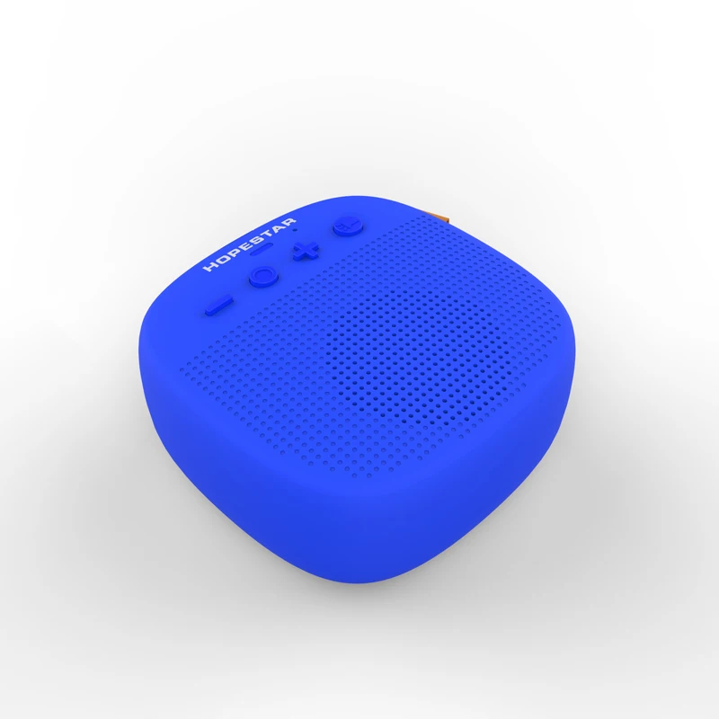 HOPESTAR P9 Bluetooth мини беспроводной динамик открытый велосипедный портативный fm-радио бас многофункциональный внешний аккумулятор светодиодный светильник динамик s - Цвет: Blue