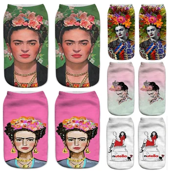 

Women 3D Printed Socks Unisex Human Mexico Spring Funny Casual Short Ankle