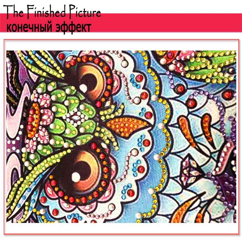 RUBOS DIY 5D Diamond Painting Owl Animal Pearl Diamond Embroidery Large Special Beads Rhinestone Pictures Mosaic New Sale Decor (8)