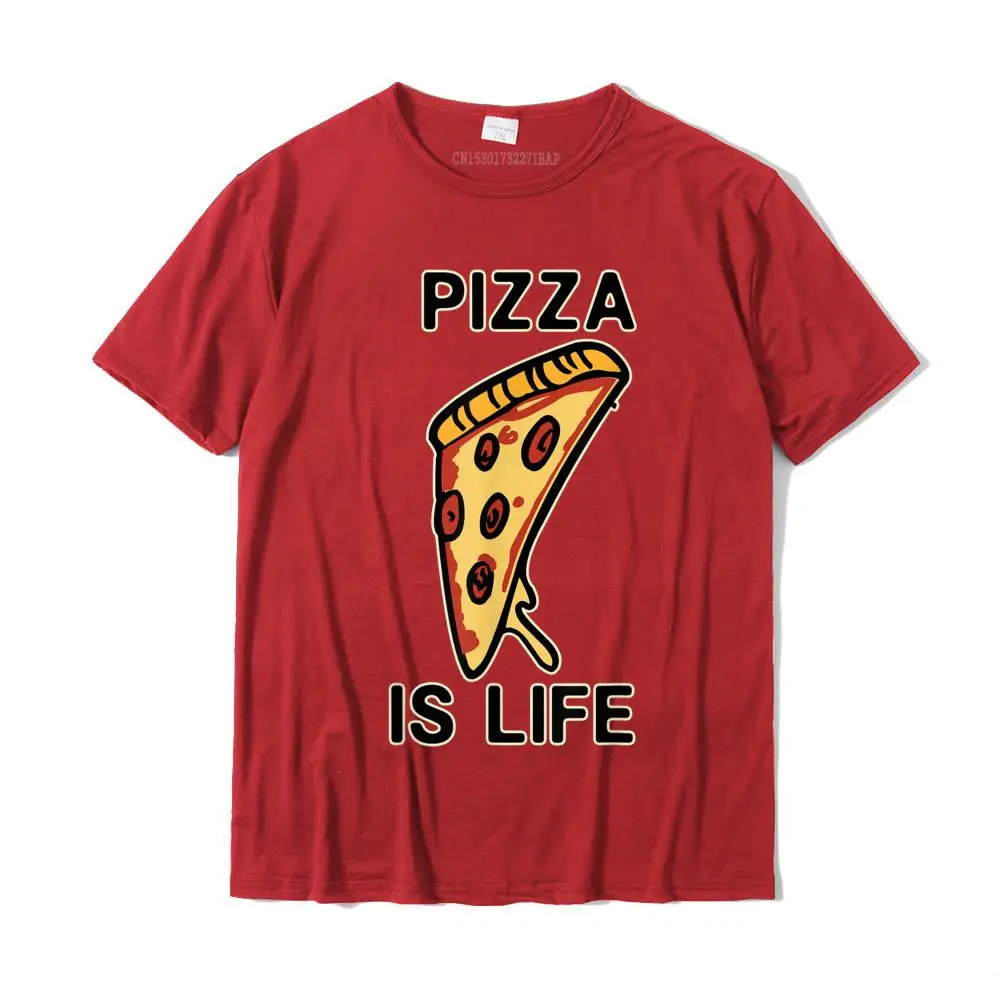 Custom Normal T Shirt Newest Fall Short Sleeve Round Neck Tops & Tees 100% Cotton Mens Printing Tee-Shirt Drop Shipping Funny Pizza Tee Cute Slice Love Perfect Birthday Gift Idea T-Shirt__MZ16293 red