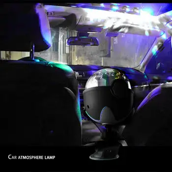 

Projector Lighting Effect Bluetooth Car DJ Disco Lights USB Mini Pocket Crystal Magic Ball Laser Stage Light Party Stage Light