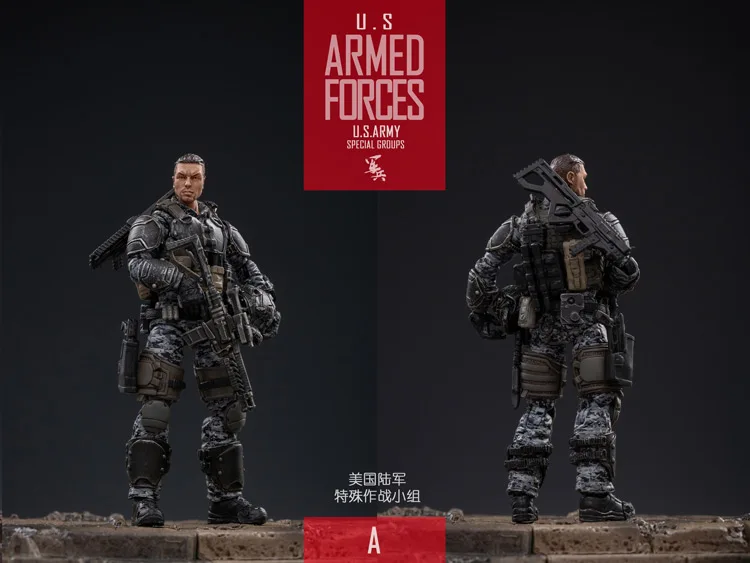 5 шт./компл. 1/18 JOYTOY высокая моделирования корпус армии сша особых групп кукла военная модель фигурку пошитым рисунком солдата для мальчиков набор игрушек
