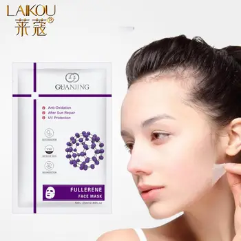 

LAIKOU 1pcs Fullerene Stock Solution Anti-Aging Facial Mask Moisturizing Oil Control Whitening Lifting Skin Care Face Mask
