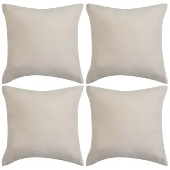

Vidaxl pillow covers 4 PCs 50x50 cm polyester suede look beige