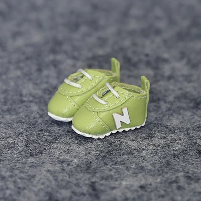 green 1 пара Obitsu11 ручная работа спортивная обувь sneake Милая обувь для OB11 1/12 BJD куклы одежда аксессуары обувь для кукол - Цвет: green