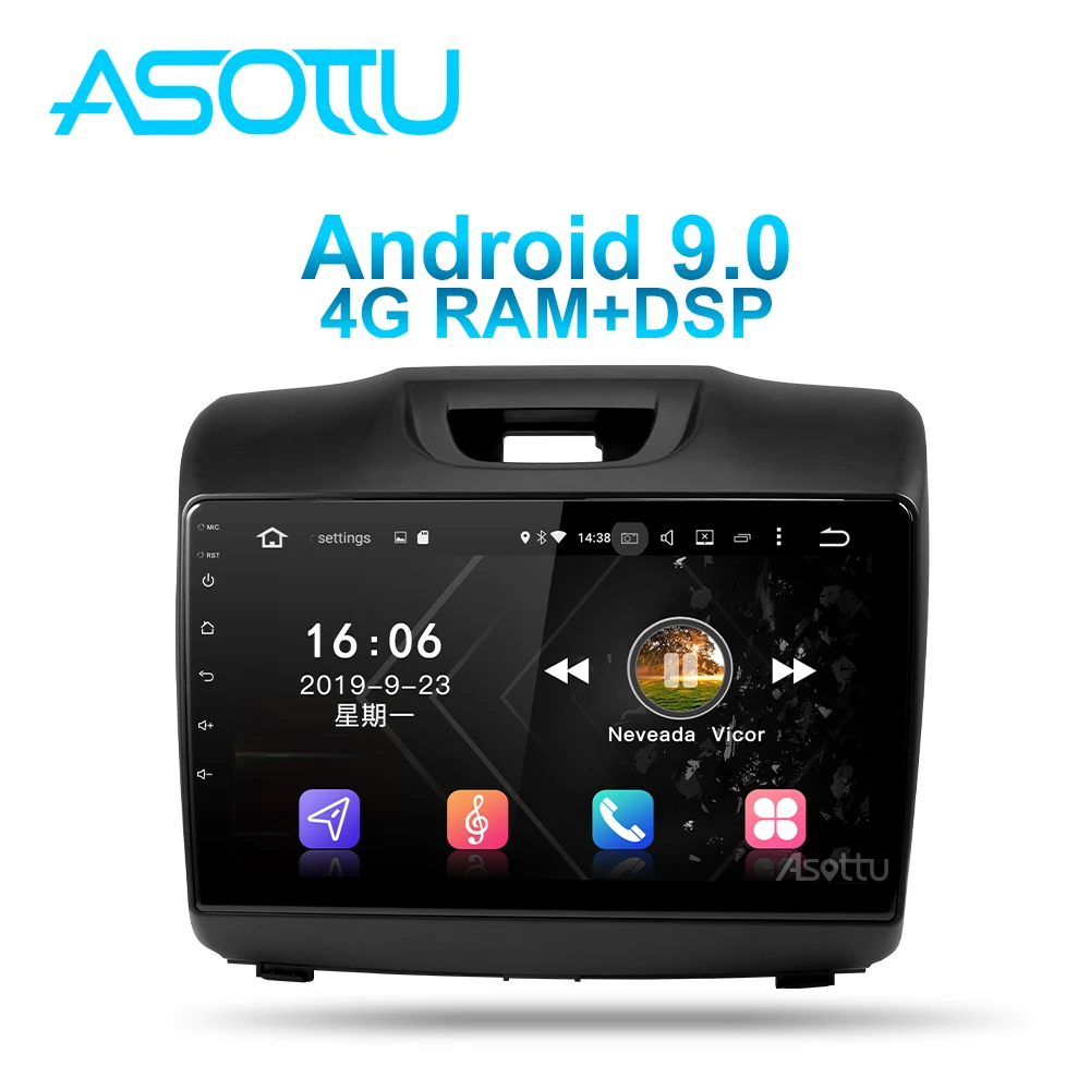 Asottu CH603 android 9 0 PX6 автомобильный dvd для ISUZU D MAX MU X Chevrolet S10 2015 2018 радио видео плеер