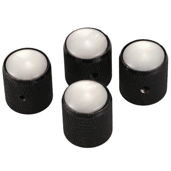 

Quality 4PCS/Set Metal Dome Tone Tunning Knob with Plating Volume Control Buttons for Electric Guitar Bass