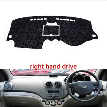 

Rose Pattern Non-slip Dashmat Dash Mat Dashboard Cover Pad Cover Carpet Car Sticker for Chevrolet LOVA 2010 Car Styling