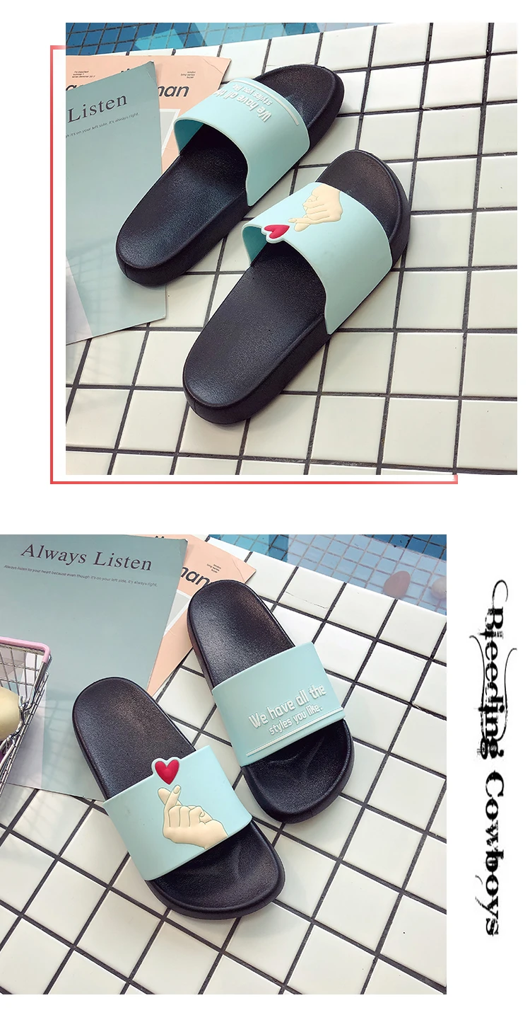 Женские домашние сандалии 22 см-25,5 см Нескользящие тапочки для женщин, женские сандалии в японском и корейском стиле с героями мультфильмов
