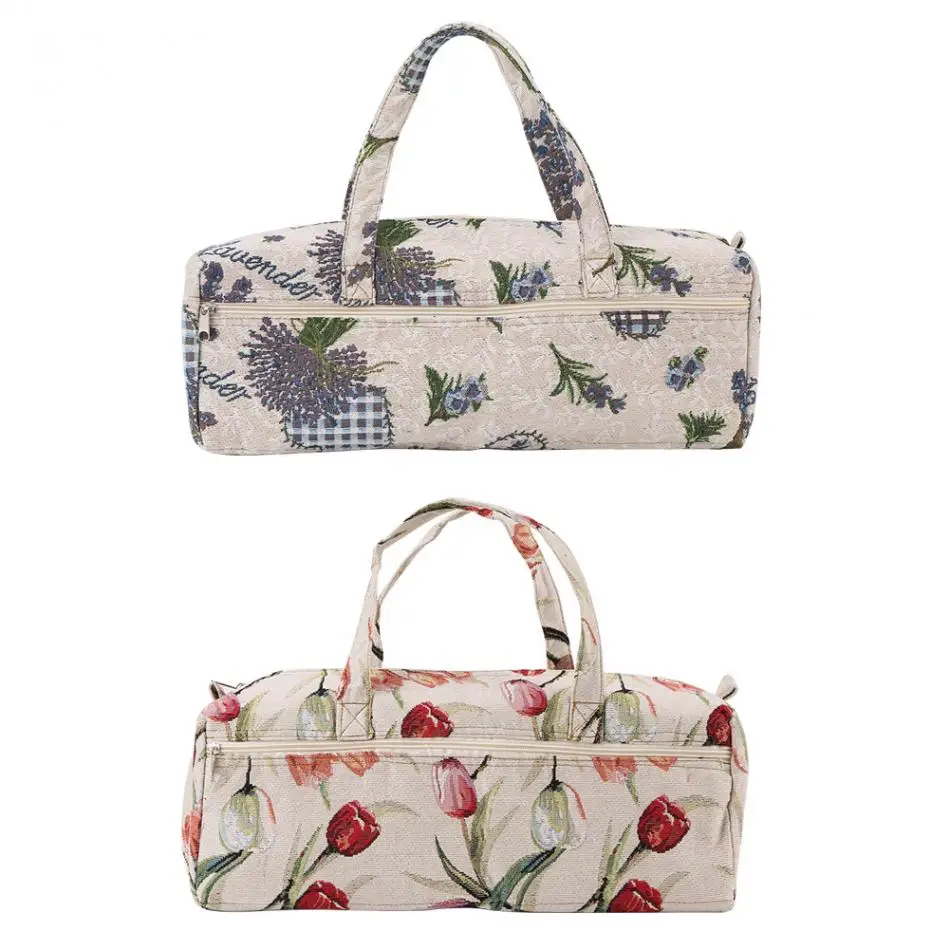Storage Bag Household Fabric Crafts Knitting Needles Storage Sweater Art Sewing Organizer Bag Large Capacity Women Handbag 4