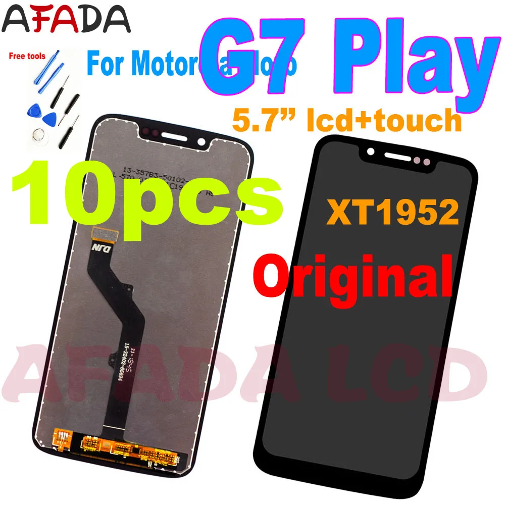 

10PCS Original 5.7 inch For Motorola Moto G7 Play XT1952 LCD Display Touch Screen Digitizer Assembly Replacement Part