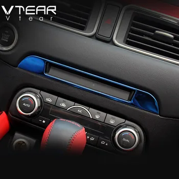 

Vtear For Mazda CX5 Accessories 2020-2017 Car Center Console CD Panel Trim Frame Cover Sticker Interior Mouldings Car Styling
