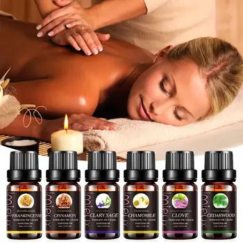 

IMIEUX Pure Essential Oil Diffuser Purify Air Humidifier 10ML Juniper Jasmine Sandalwood Vanilla Ylang Ship From UK
