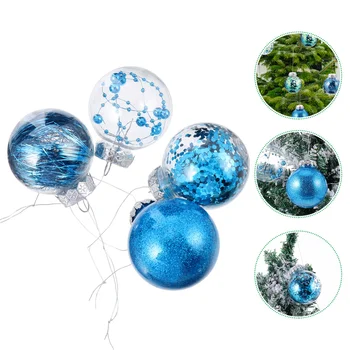 

30Pcs Christmas Balls Delicate Practical Portable Durable Christmas Tree Ornament for Home Shop
