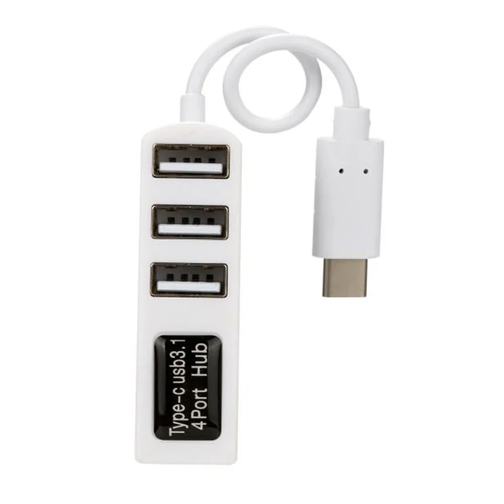 OMESHIN 4-Порты и разъёмы USB 3,0 док-станция USB 3,1 Тип C сплиттер-ридер для Macbook Pro, iMac ПК Аксессуары для ноутбуков USB-C концентратор